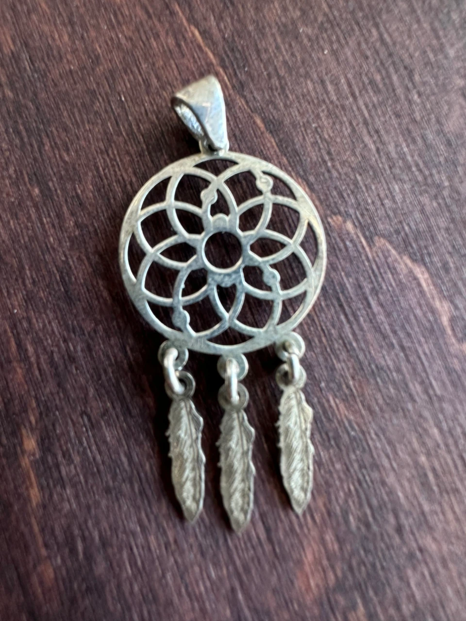 Sterling Silver Dreamcatcher Pendant