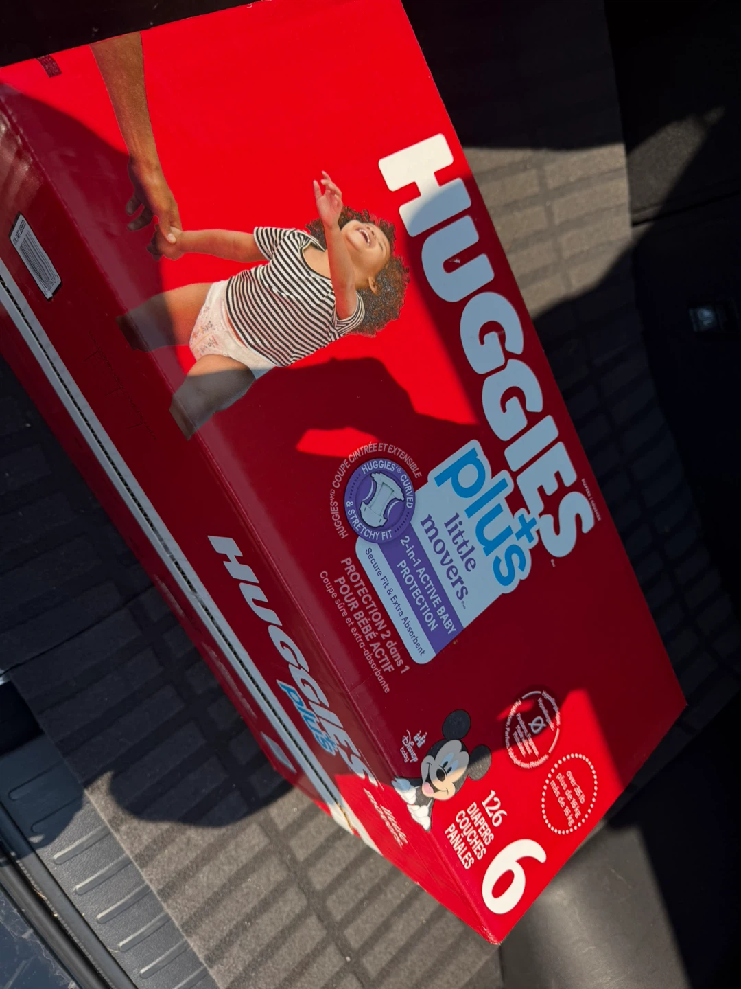 Huggies Plus Little Movers Diapers Size 6 - 126 Count