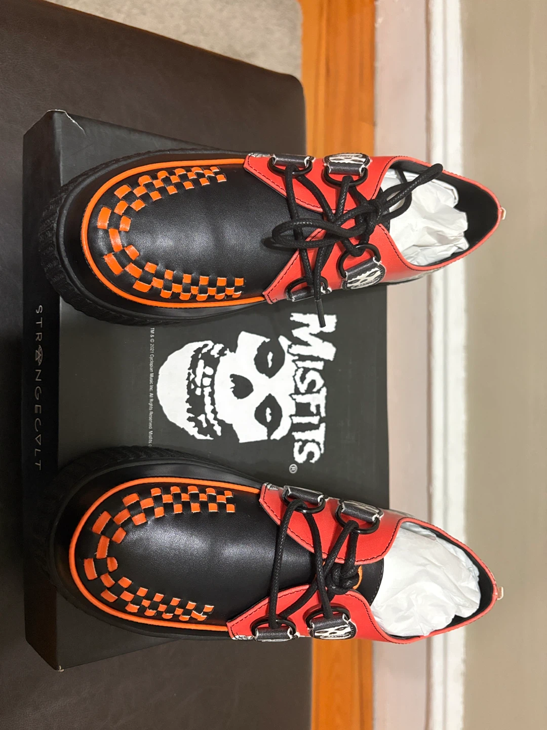 Strange Cvlt Misfits Halloween Krypt Creepers Shoes US 8 - photo 3