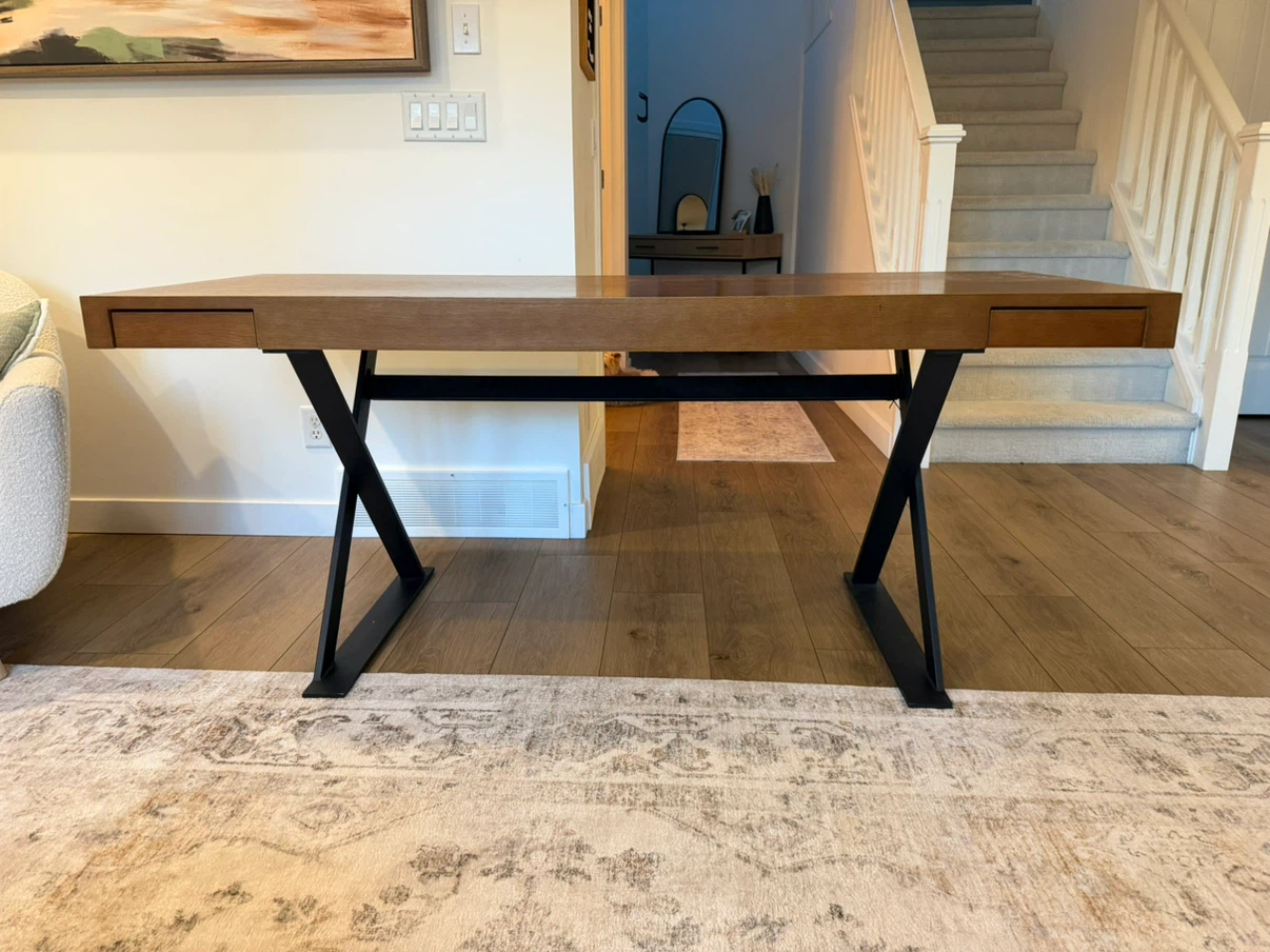 Solid Wood Desk - photo 2