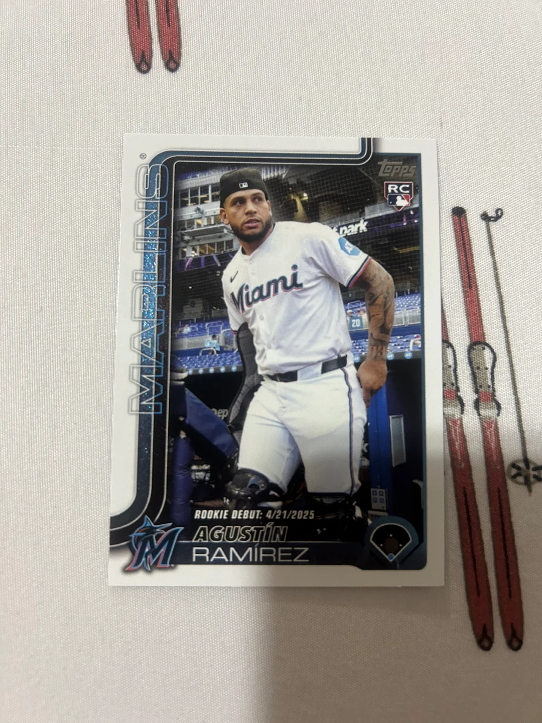 Topps 2023 Agustin Ramirez Miami Marlins Rookie Card