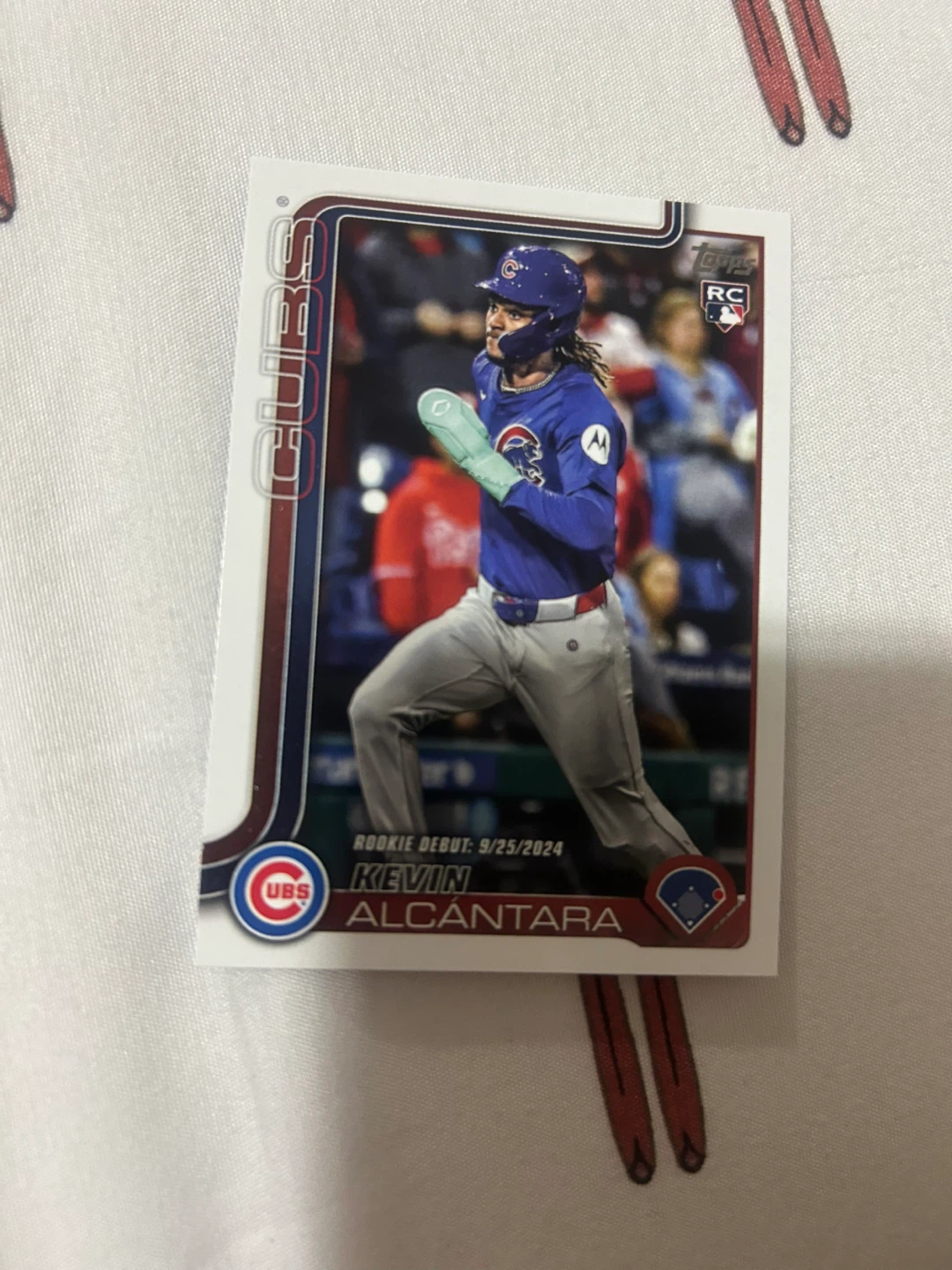 2024 Topps Cubs Kevin Alcantara RC Rookie Card
