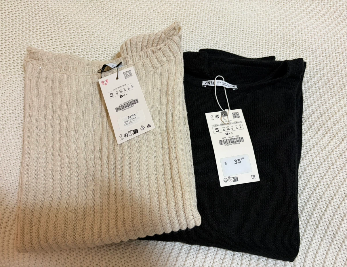 Zara new - 2 tops for