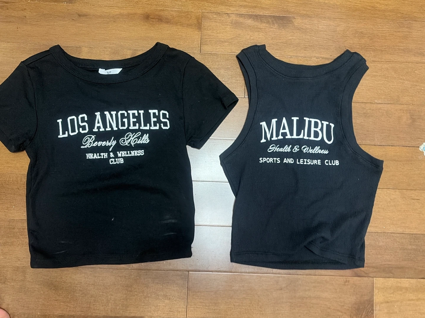 two black tops for $5 set
