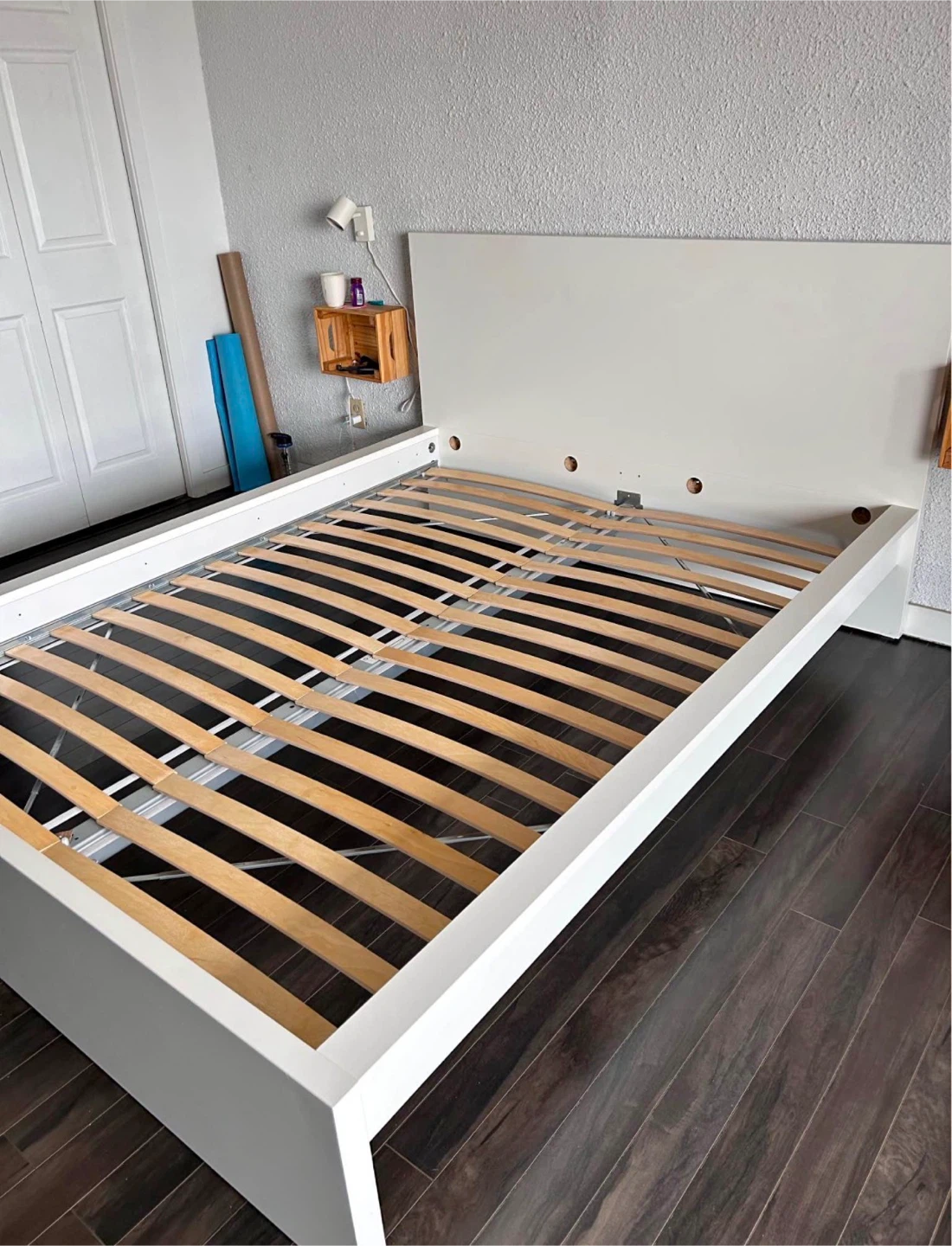 IKEA MALM Full bed frame in white