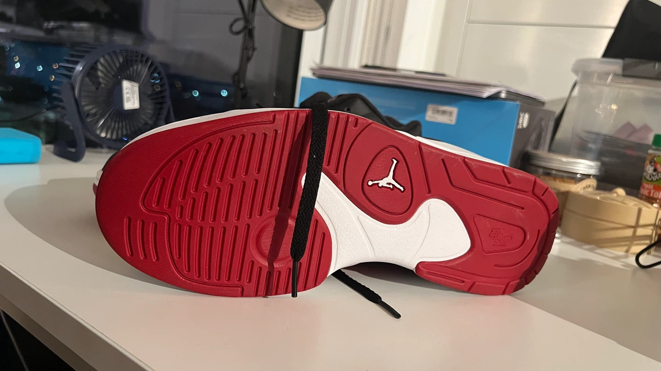NIKE AIR JORDAN STADIUM 90 ‘BLACK GYM RED’ - photo 3