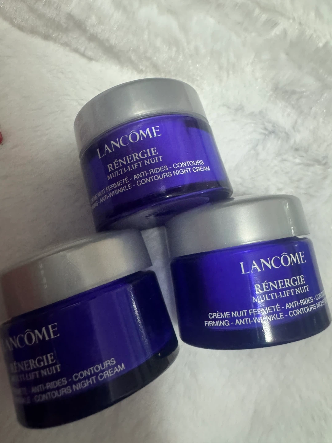 Lancôme Renergie Multi-Lift Nuit Night Cream (3 x Small Jars)