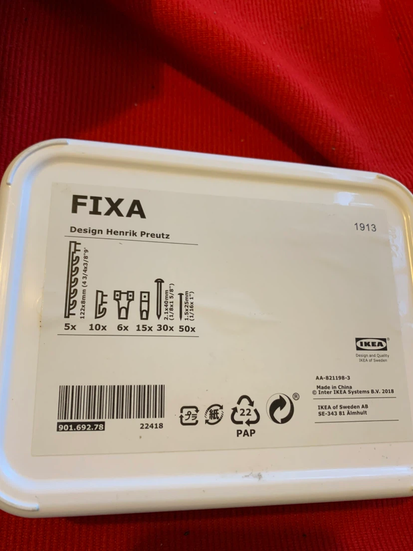 IKEA FIXA Assorted Picture Hanging Hardware Kit - photo 4