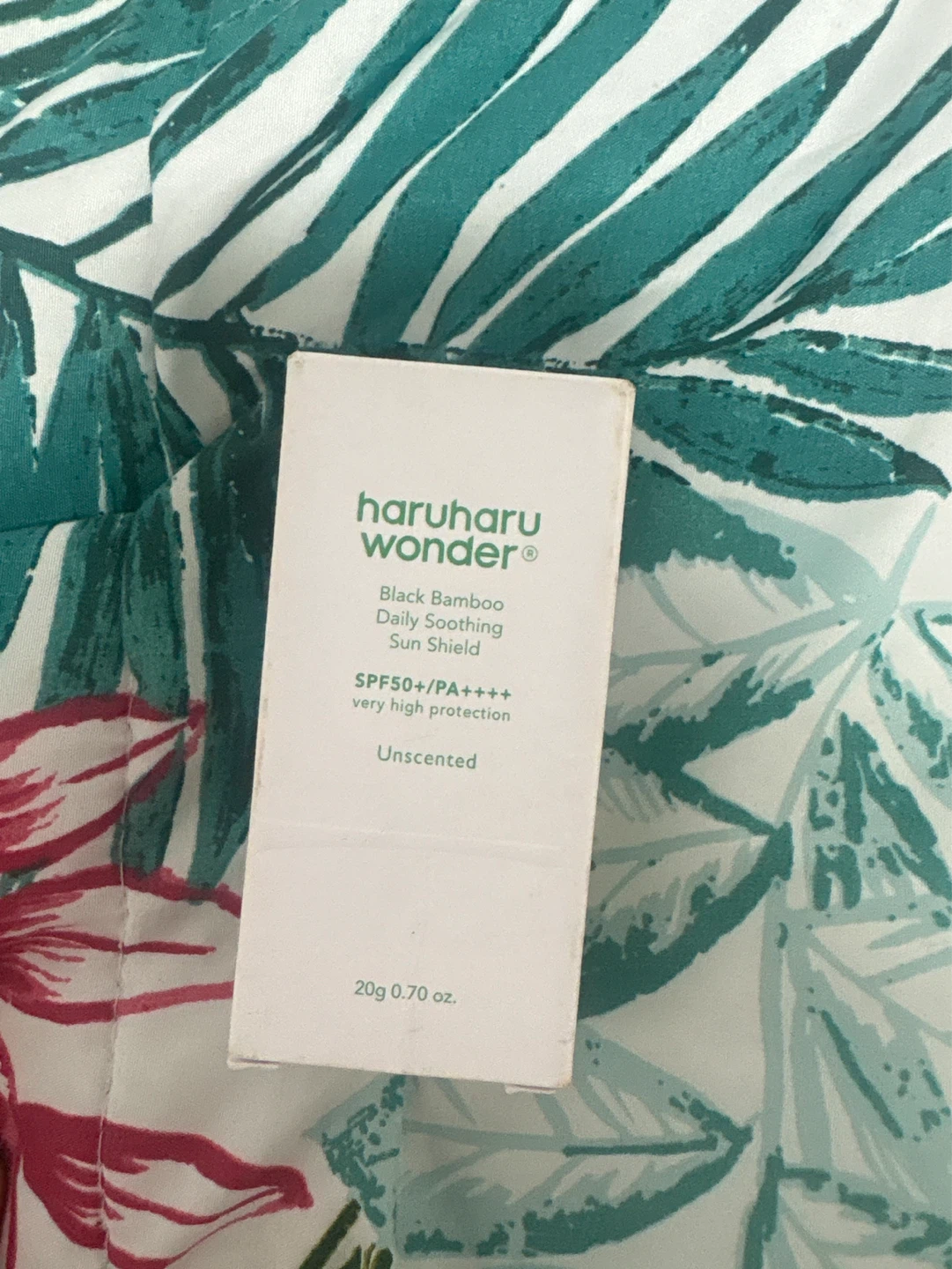 Haruharu Wonder Black Bamboo Daily Soothing Sun Shield SPF50+