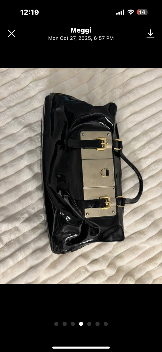 Prada Black Patent Leather Handbag - photo 2