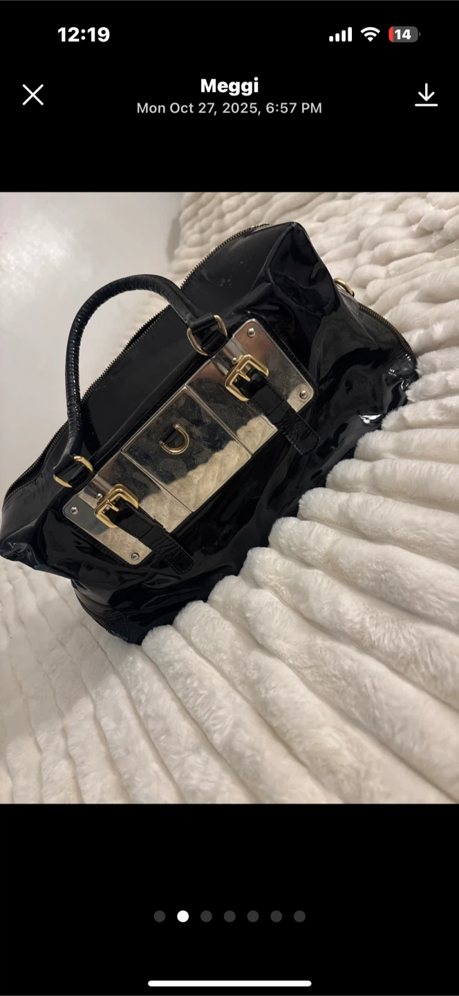 Prada Black Patent Leather Handbag - photo 3