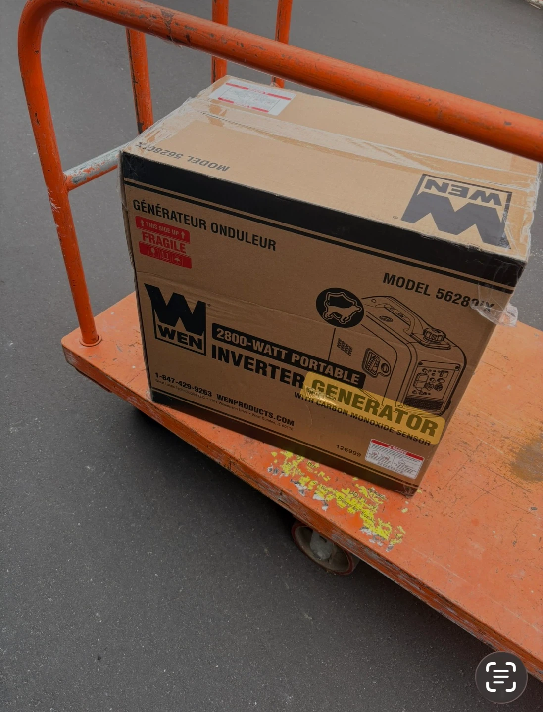 WEN 2800-Watt Inverter Generator 56280X