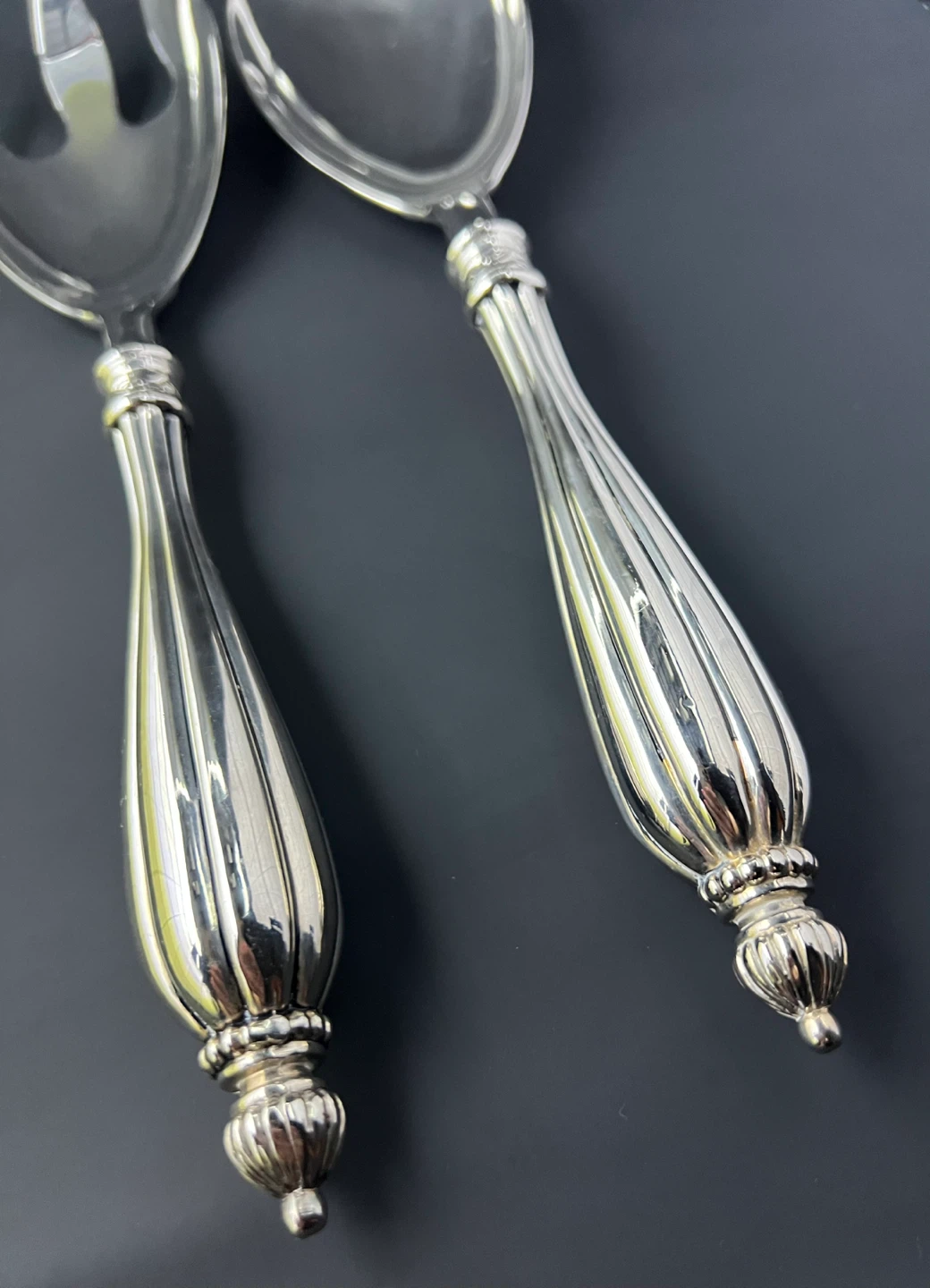 Vintage Godinger Silver-Plated Salad Serving Set - photo 2