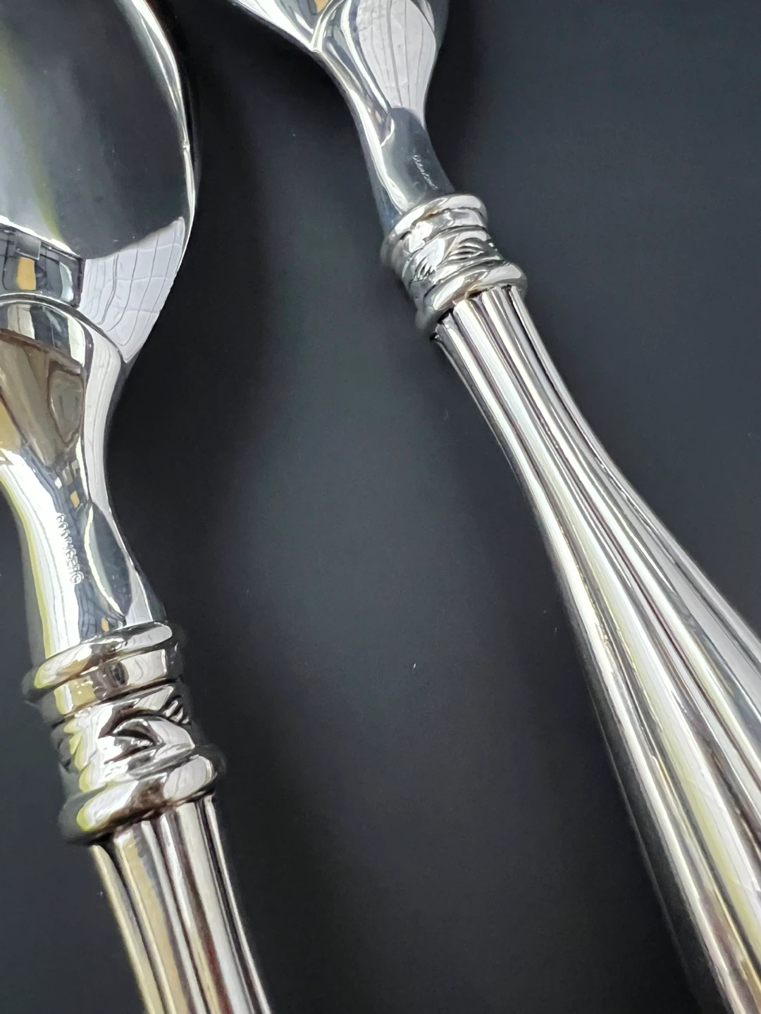 Vintage Godinger Silver-Plated Salad Serving Set - photo 4