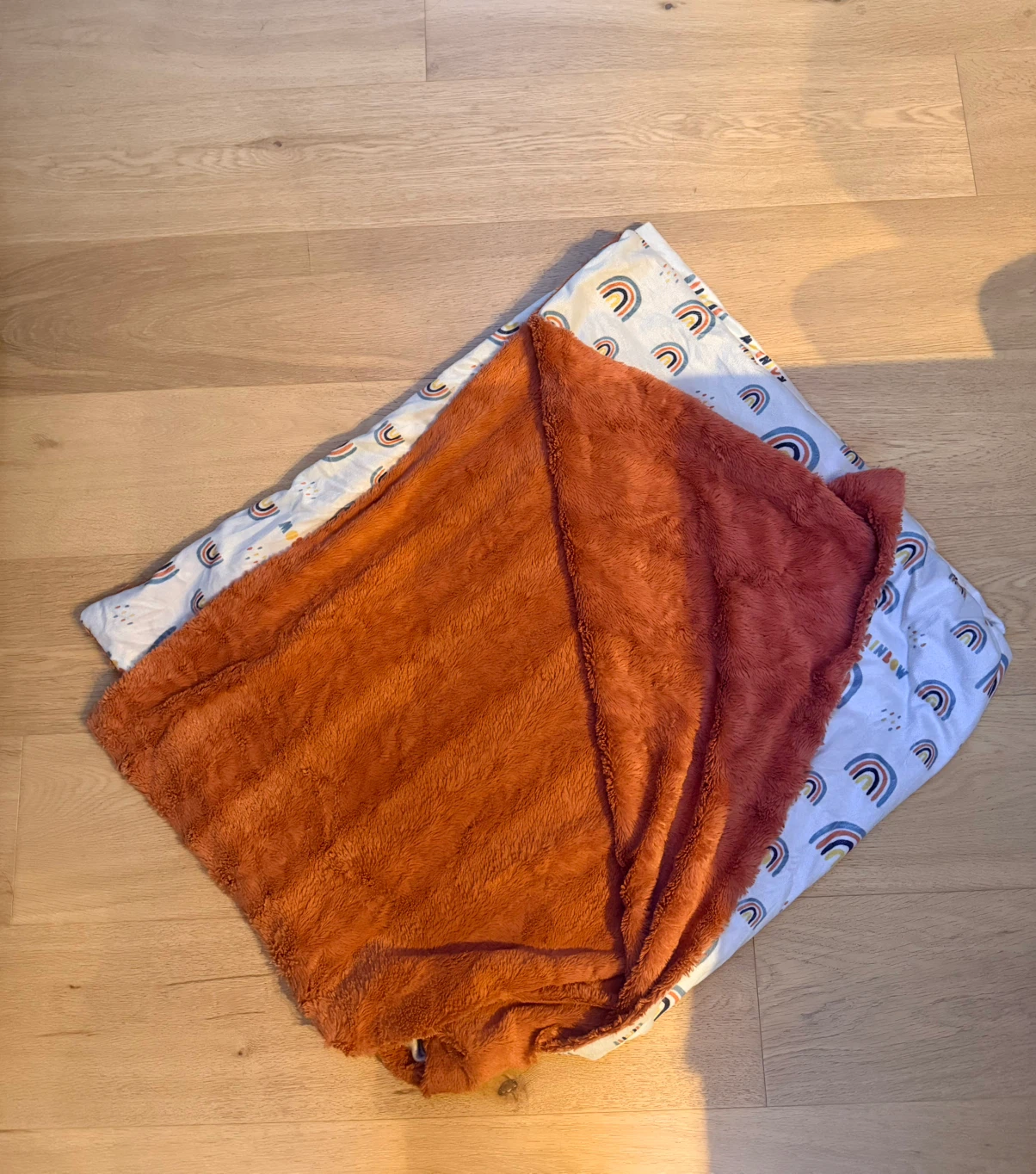 Rainbow & Cloud Baby Blanket with Plush Pillows - photo 2