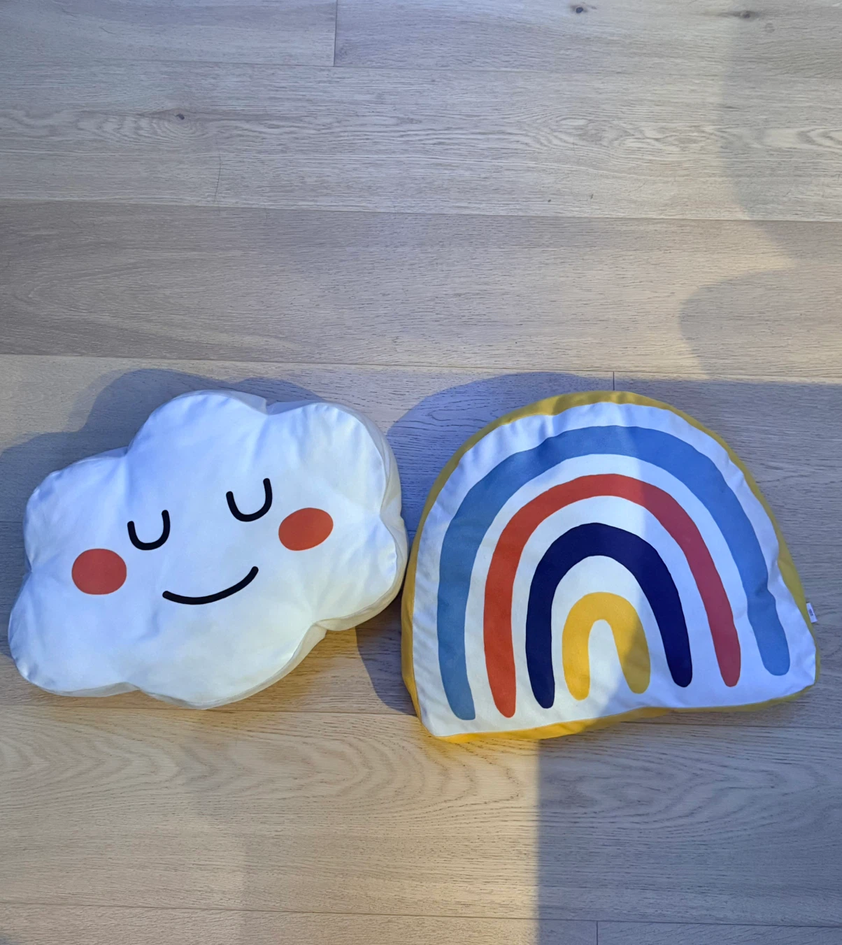 Rainbow & Cloud Baby Blanket with Plush Pillows - photo 3