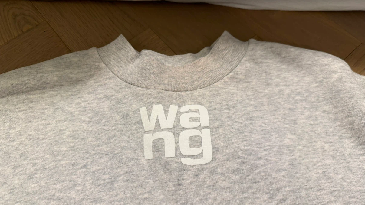 Alexander Wang Logo Crewneck Sweatshirt - Light Grey XS - photo 2