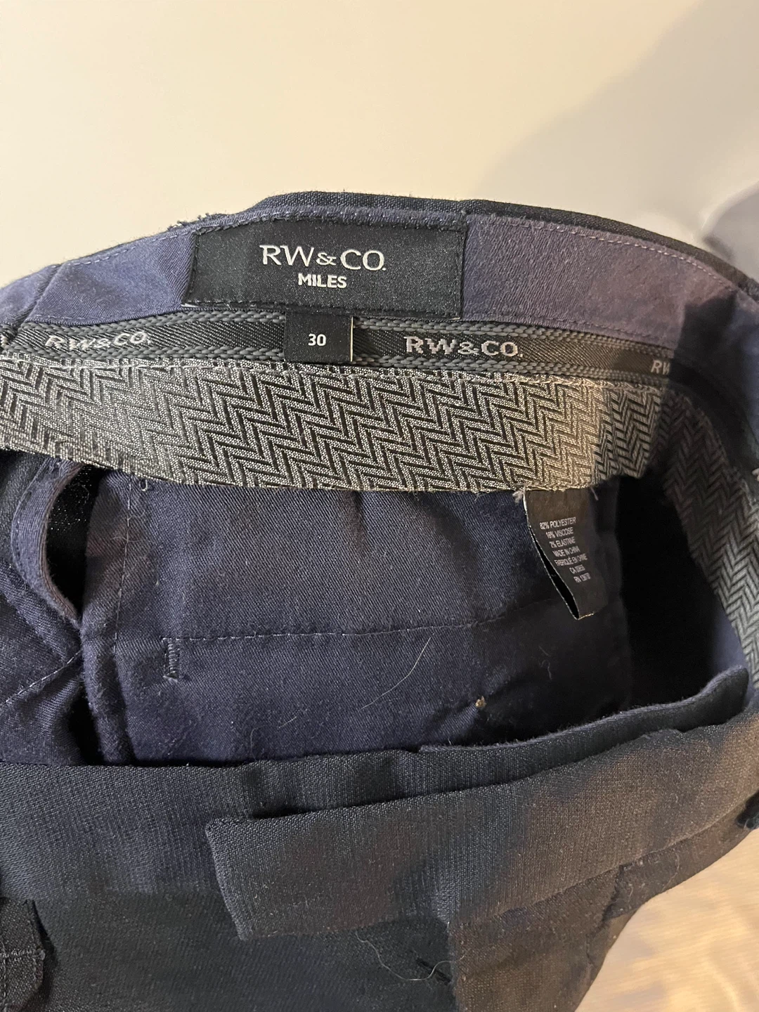 RW&CO. "MILES" Navy Dress Pants - photo 3
