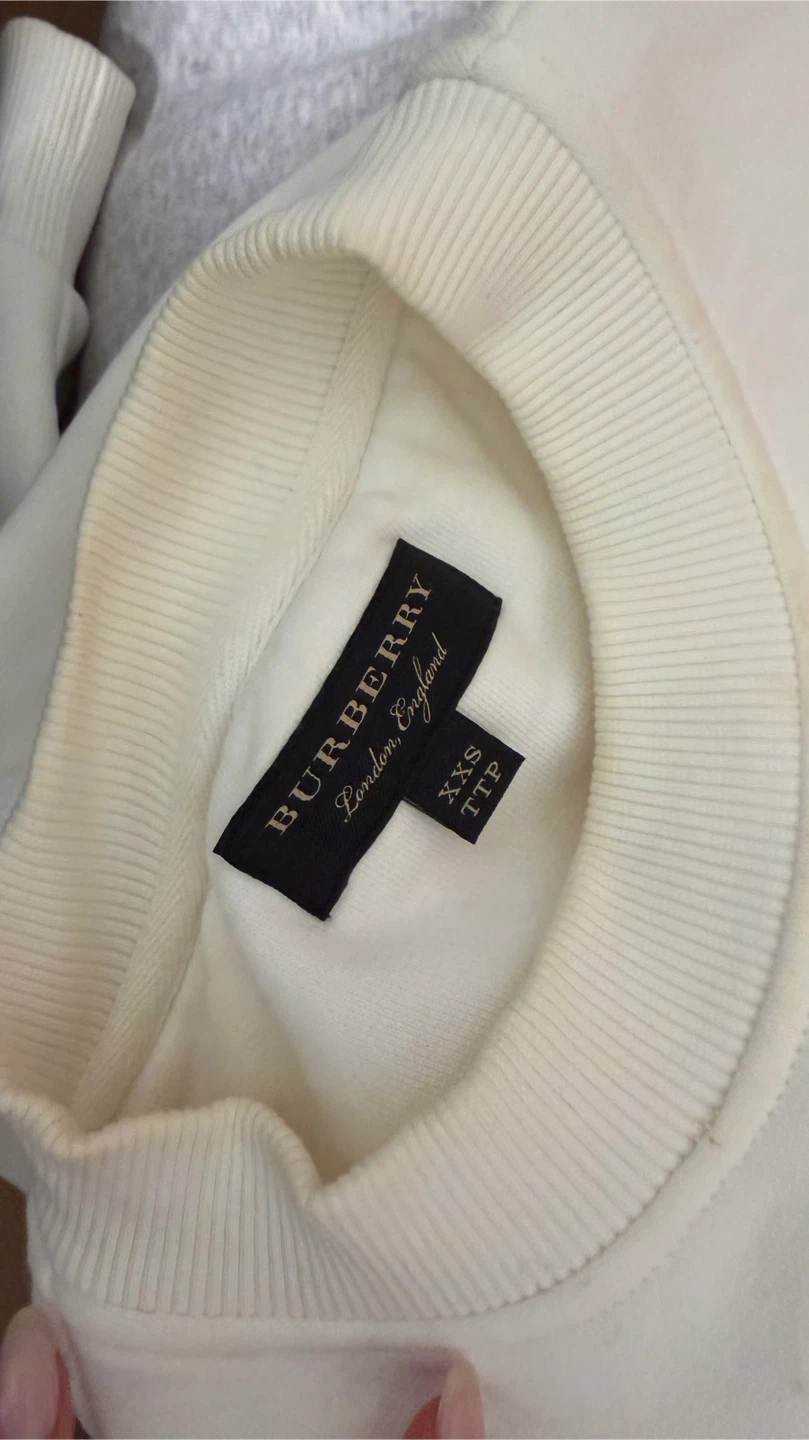 Burberry White Sweatshirt - photo 4
