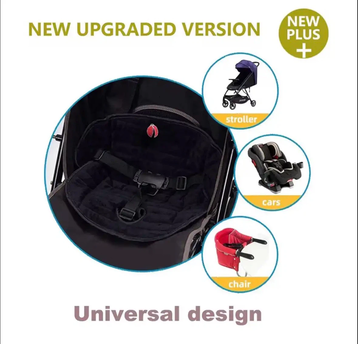 Universal Stroller/Car Seat Liner - Breathable & Water Absorbent - photo 2
