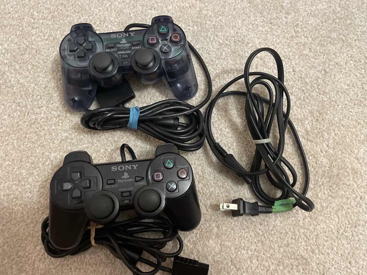 Sony PlayStation 2 Console with 2 Controllers - photo 3