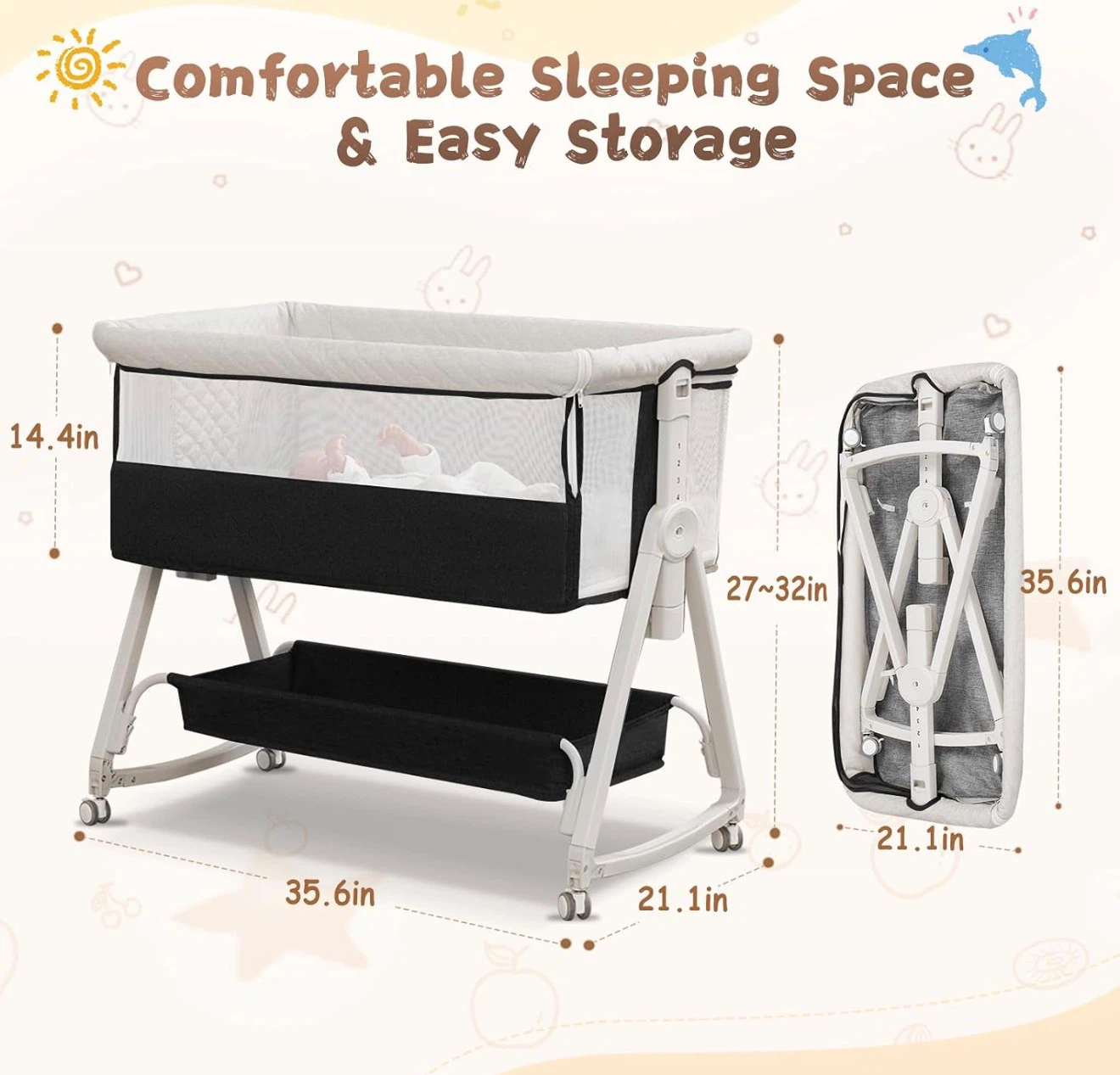 Bedside Baby Bassinet - photo 2