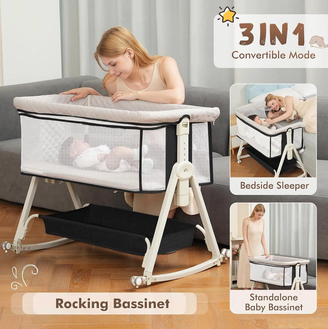 Bedside Baby Bassinet - photo 3