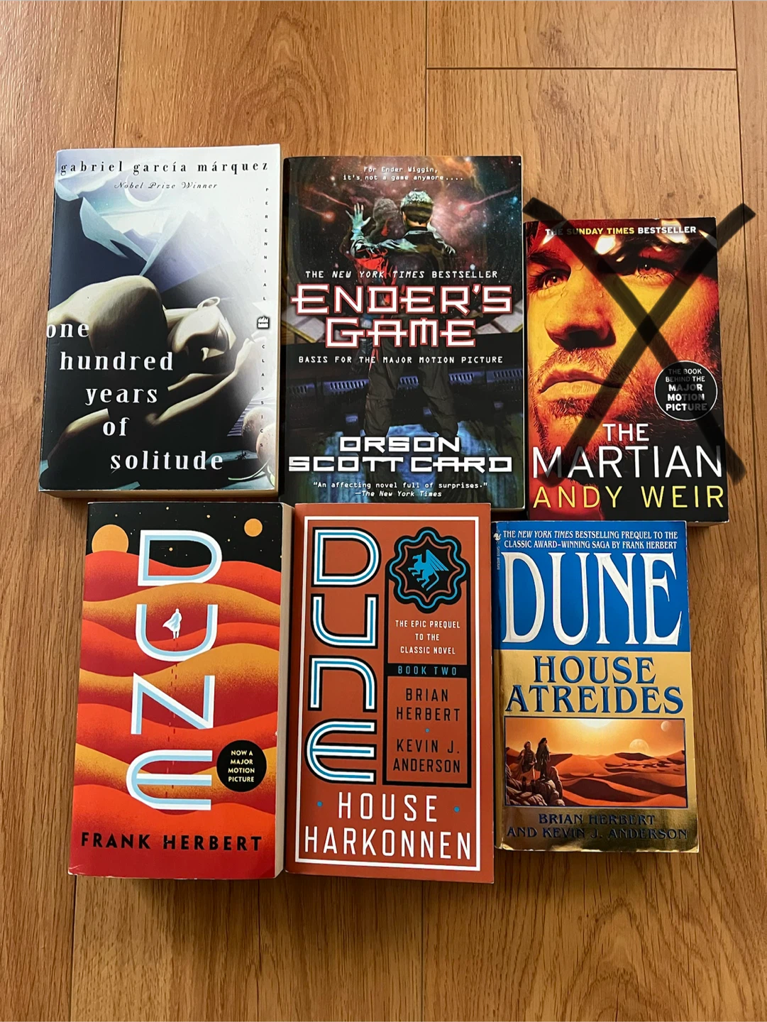 Sci-Fi Novels: Dune, Ender's Game, The Martian, and more