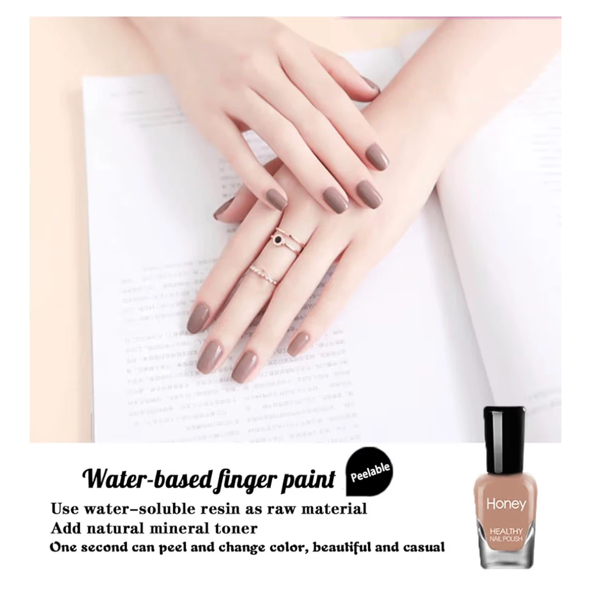 Honey Healthy Nail Polish - Queen Red - photo 2