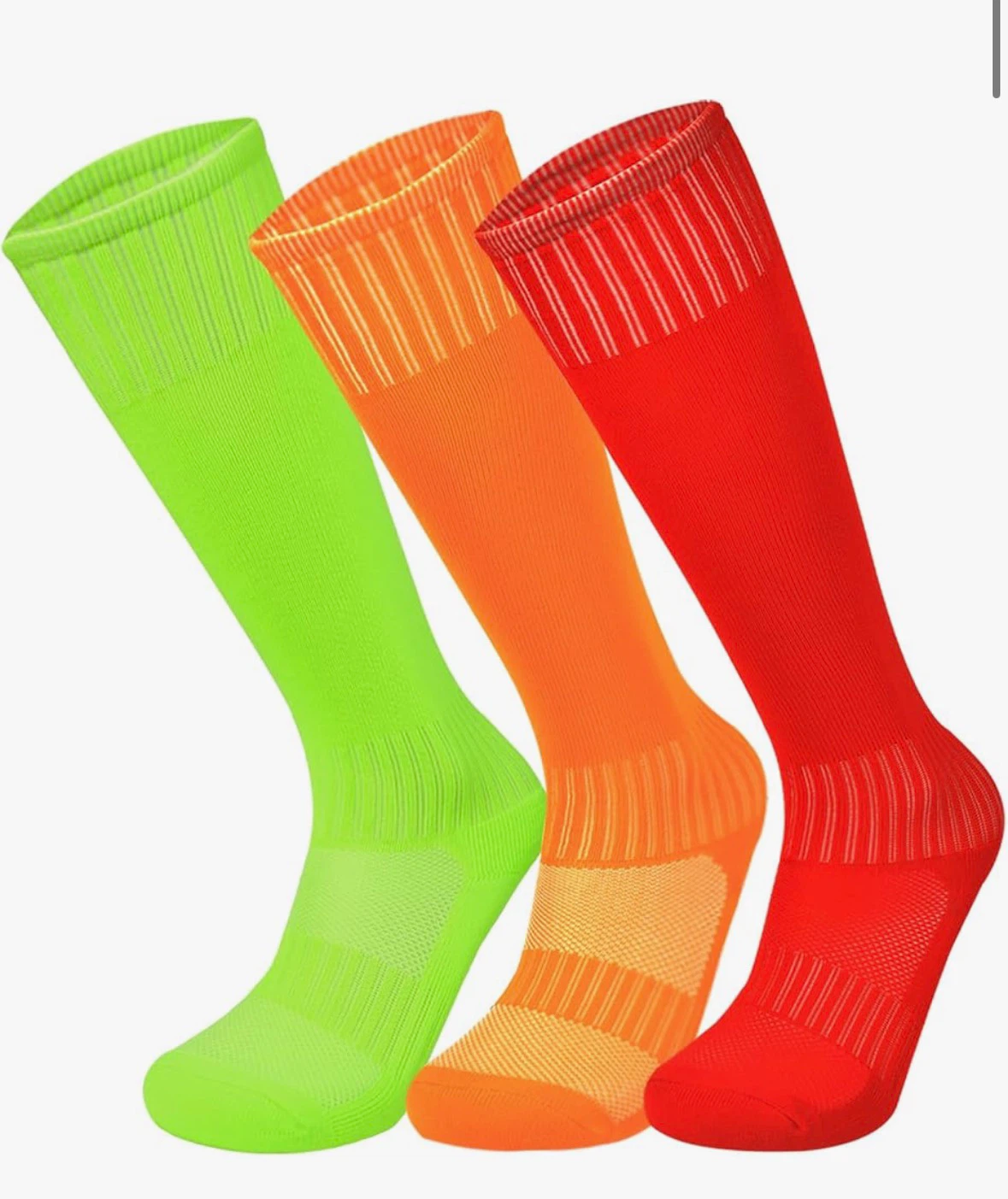 Set of 3 High-Visibility Knee-High Socks - photo 2