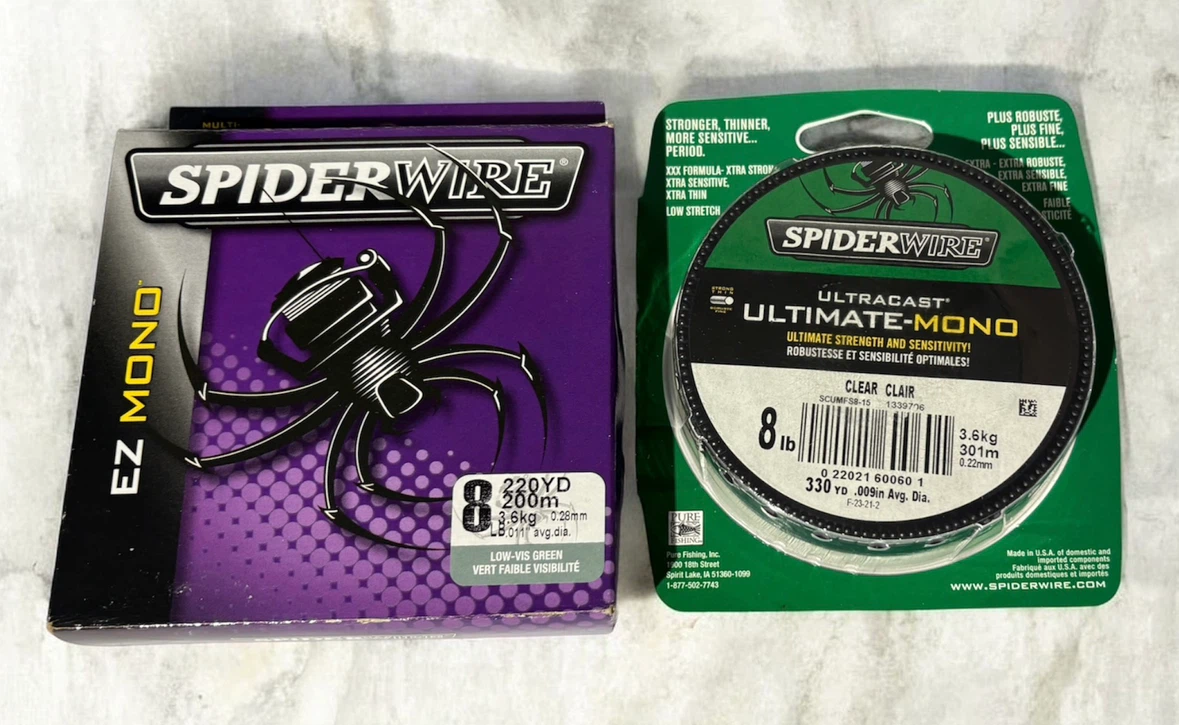 SpiderWire and Berkley Monofilament Fishing Lines