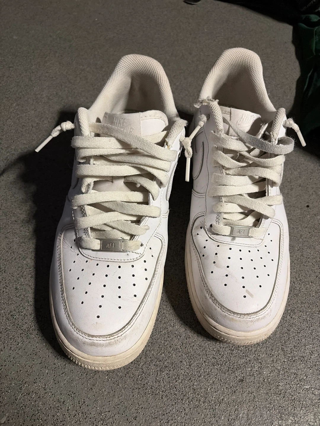 Nike Air Force 1 White Sneakers size 10