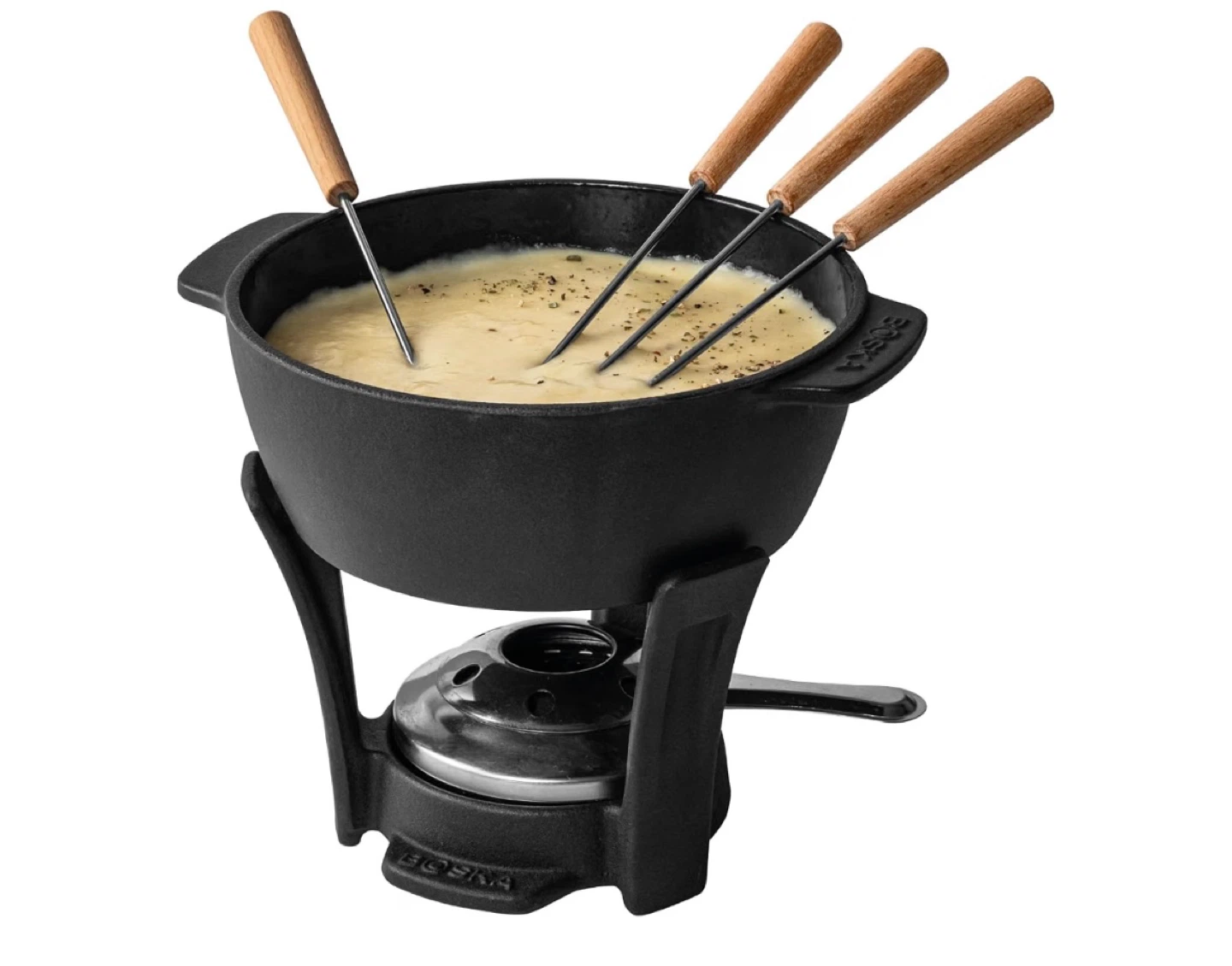Cast Iron Fondue Set
