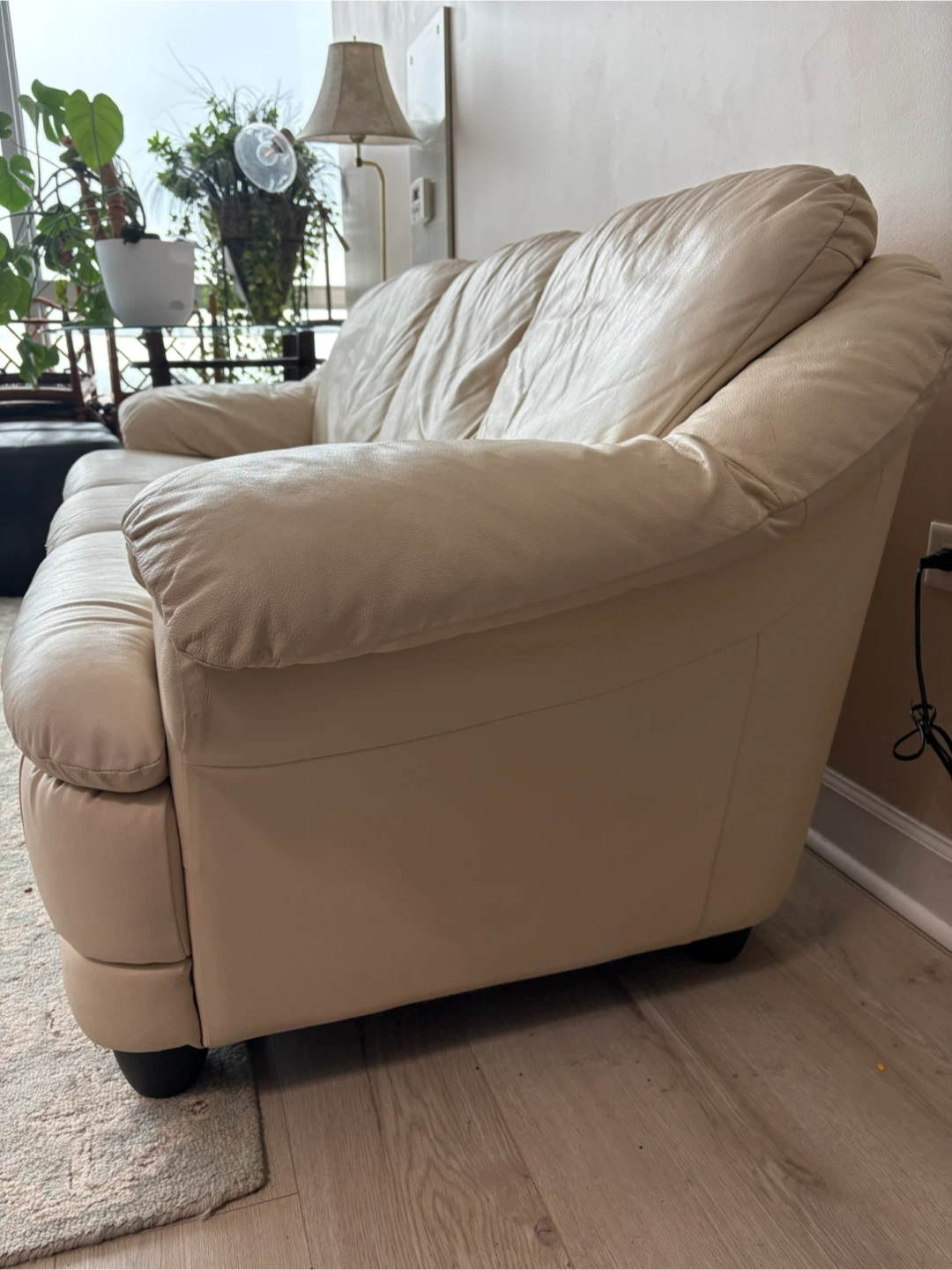 Matching leather couch and love seat - photo 4