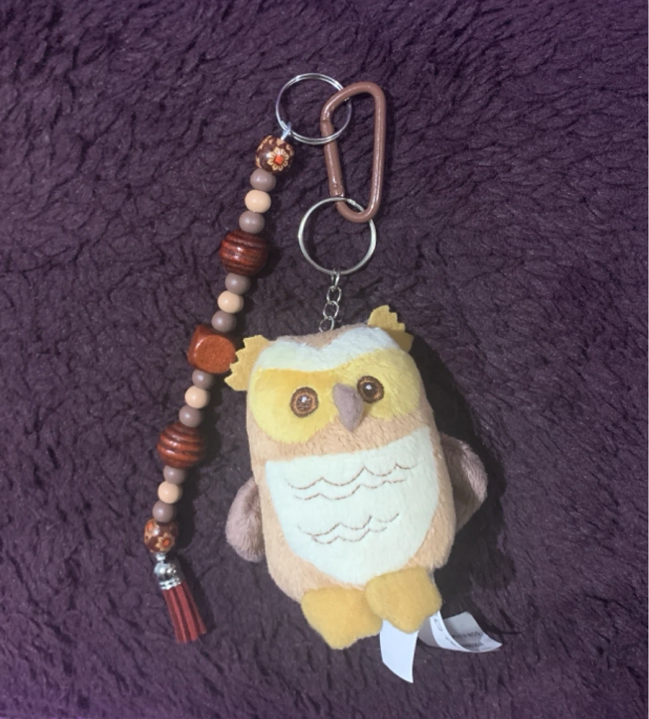 Graco Owl Plush Keychain