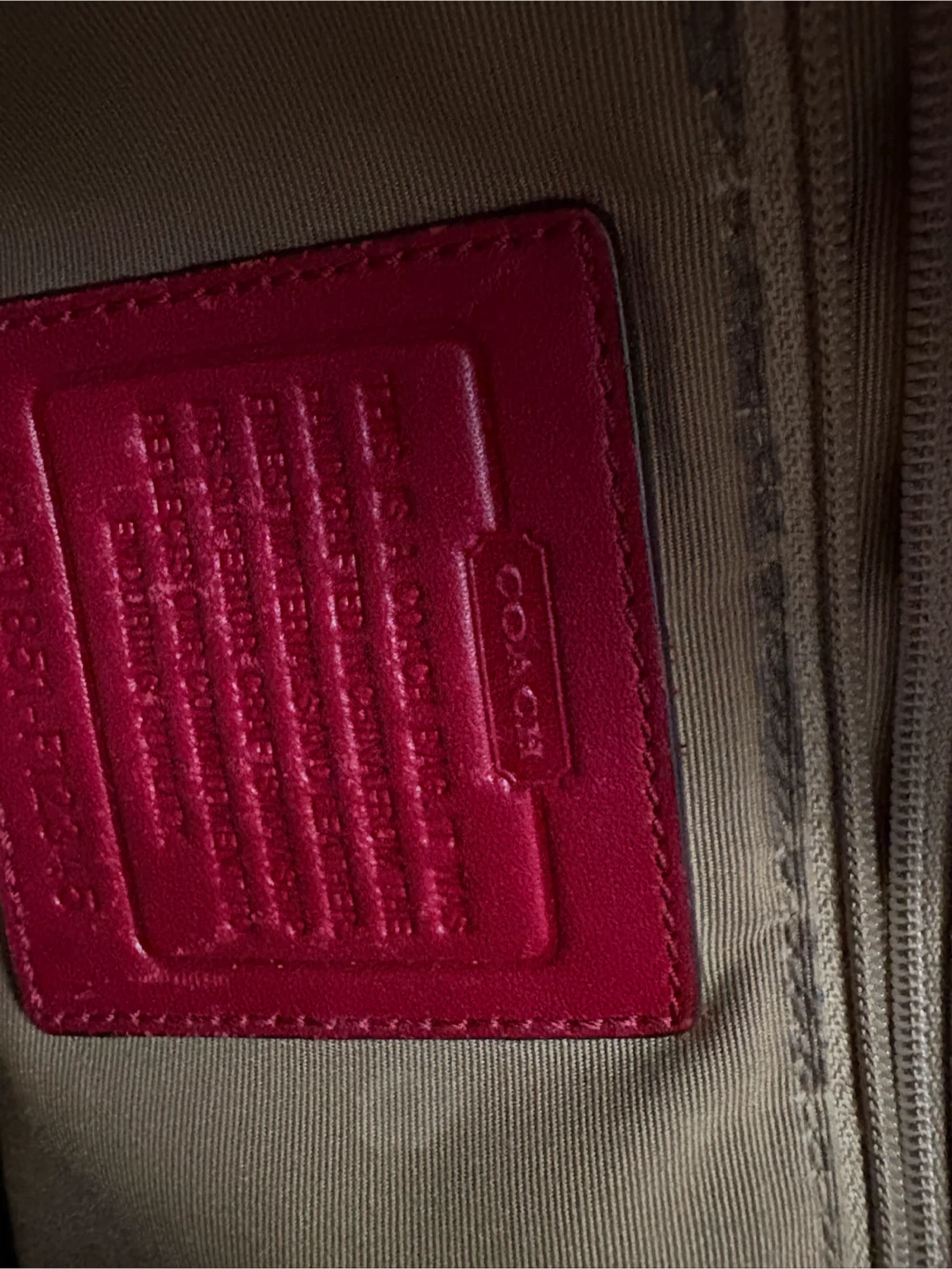 Red COACH Signature Tote Bag - photo 2