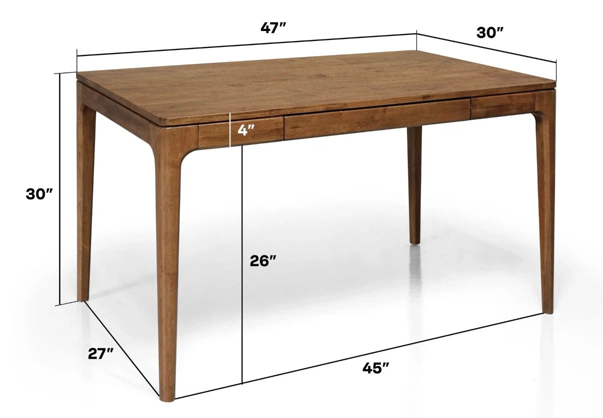 48" Solid Wood Desk with Drawer – Brand New in Box - photo 3