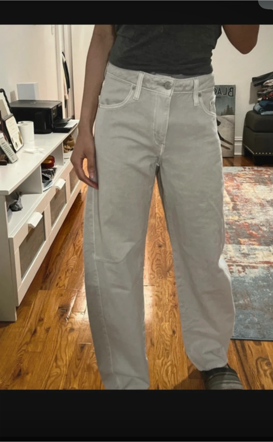 Levi's Baggy Barrel Jeans Light Grey. W23 - photo 2