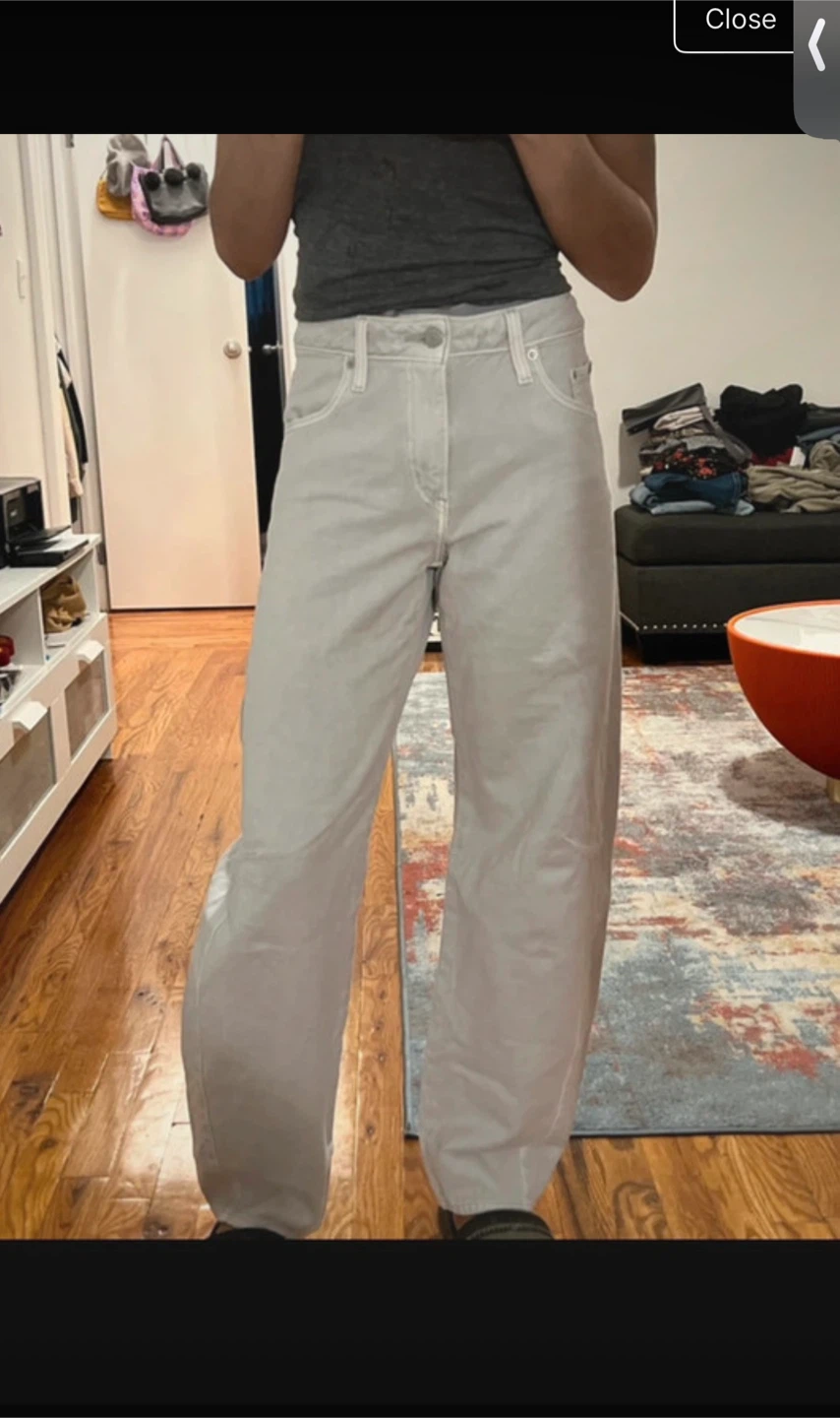 Levi's Baggy Barrel Jeans Light Grey. W23 - photo 3