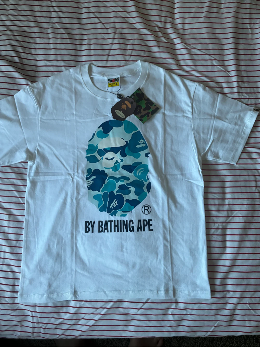 A Bathing Ape White Graphic T-Shirt