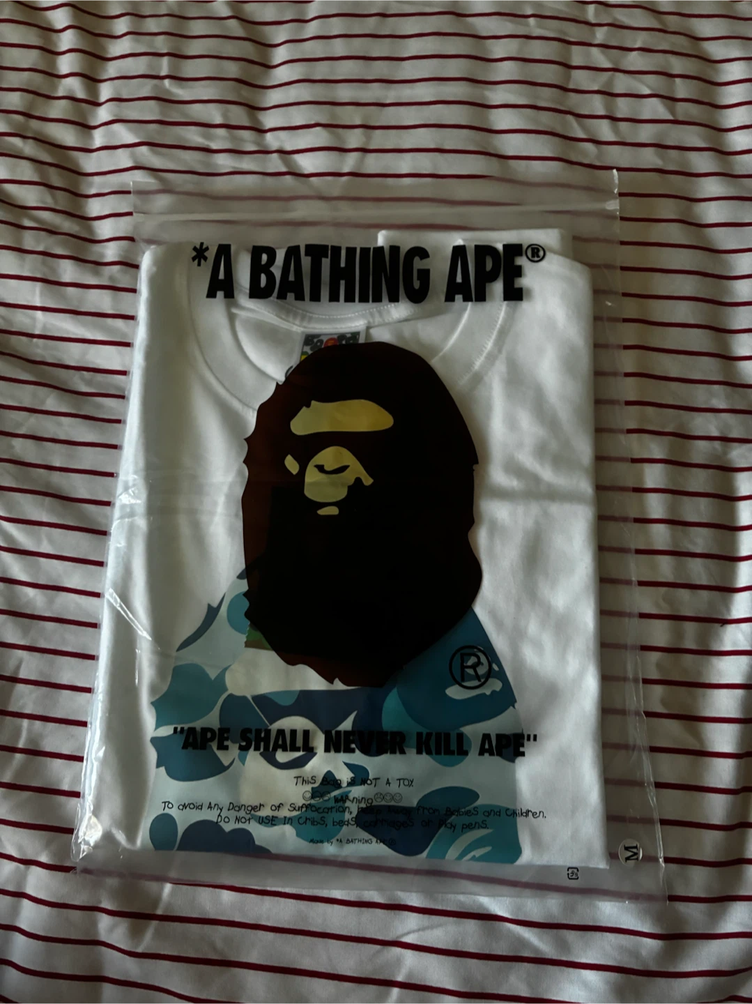 A Bathing Ape White Graphic T-Shirt - photo 4