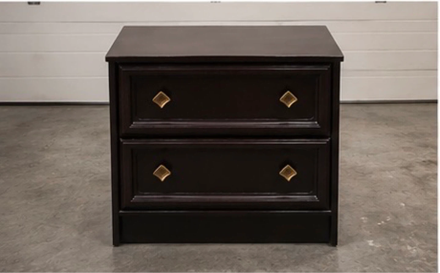 Dark Brown Dresser with Gold Accents - photo 3