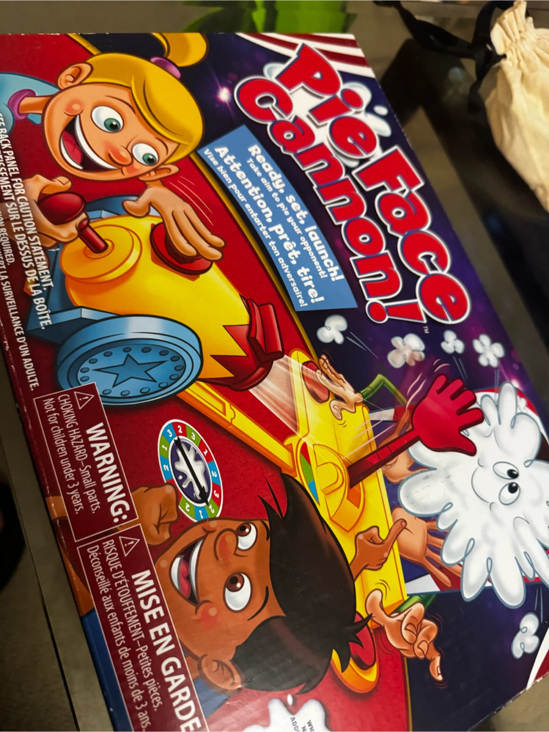 Pie Face Cannon Game