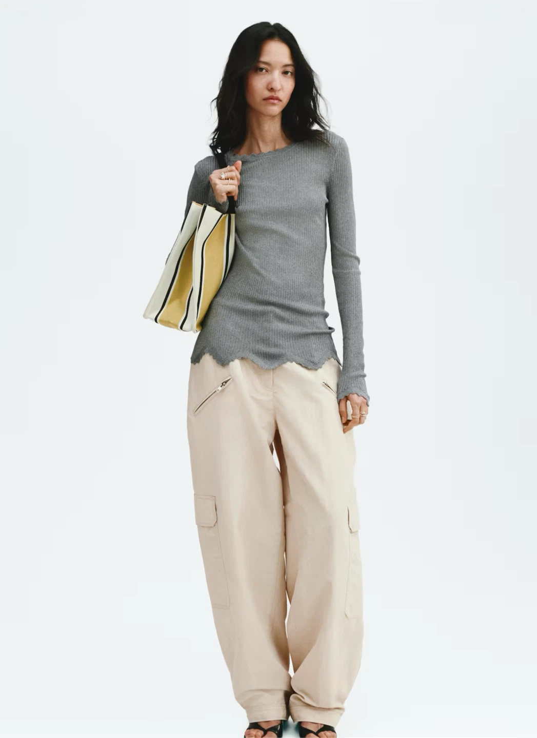 Beige Cargo Pants - photo 2
