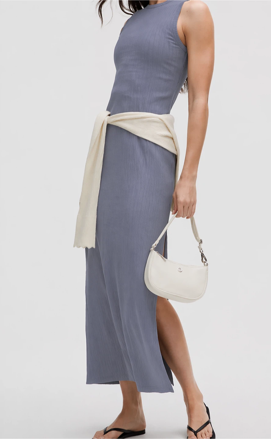 Lululemon Sleeveless Pleated Stretch Maxi Dress
