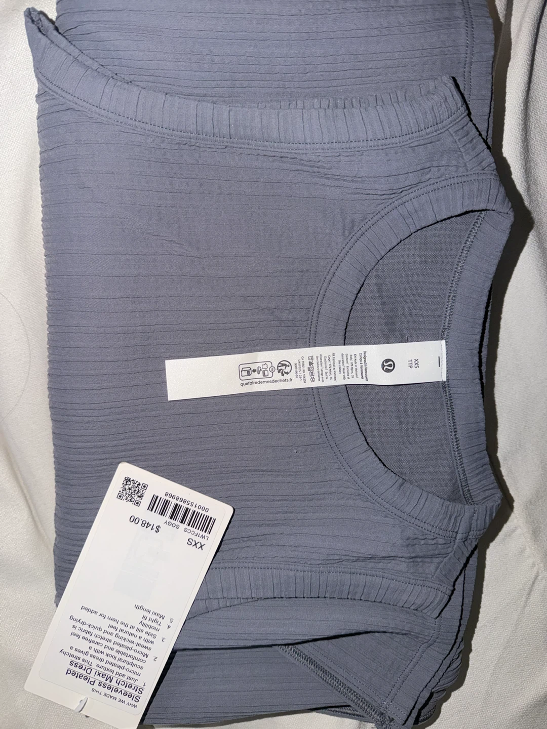 Lululemon Sleeveless Pleated Stretch Maxi Dress - photo 3