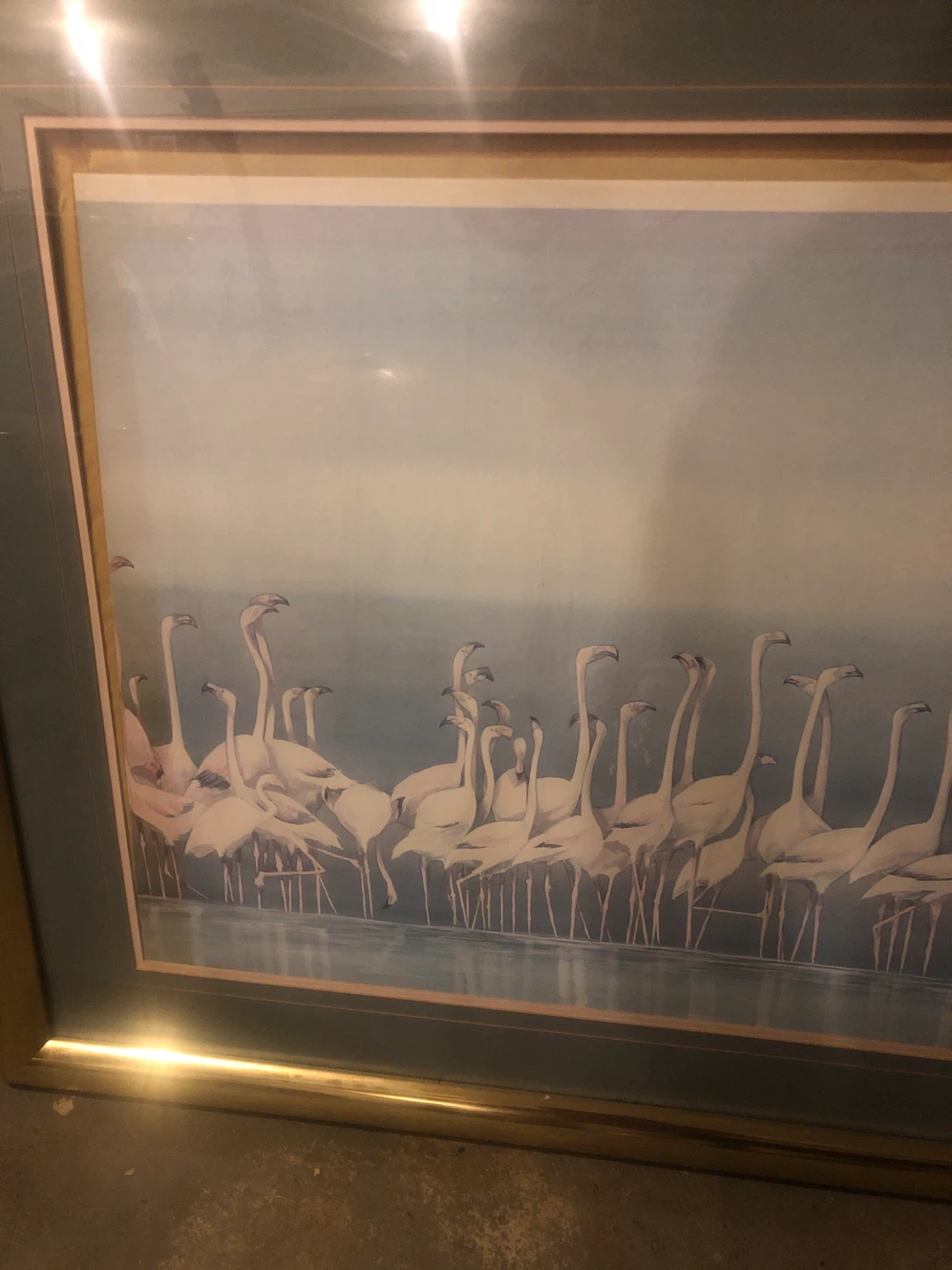 Framed Art Print - Flamingos - photo 3