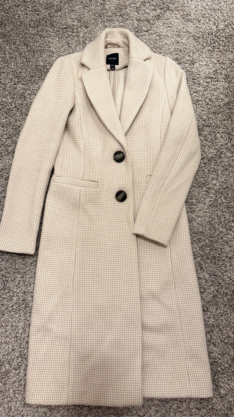 RW&Co. Houndstooth trench coat - photo 3