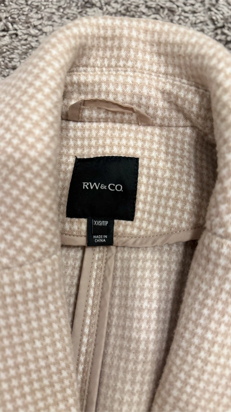 RW&Co. Houndstooth trench coat - photo 4