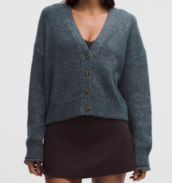 Lululemon - Wool-Blend Button-Up Cardigan